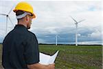 Worker on Wind Farm, Denmark