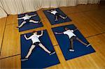 Kinder in Gym-Klasse