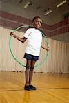 Junge mit Hula Hoop