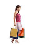 Woman with shopping bags