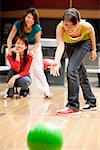 Woman bowling