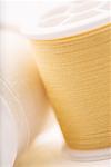 Close-Up of Thread on Spools