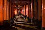 Torii Gateways, Fushimi Inari Taisha Shrine, Kyoto, Kansai, Honshu, Japan