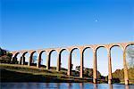 Leaderfoot viaduc au-dessus de la rivière Tweed, frontières écossaises, Écosse