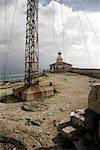 Phare, vieux Fort, Corfu, Grèce