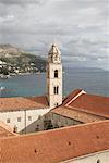 Tour de l'église de côte, Dubrovnik, Croatie