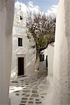 Extérieur de l'église, Mykonos, Grèce