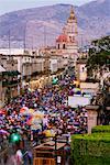 Straßenfest, Avenida Madero, Morelia, Michoacán, Mexiko