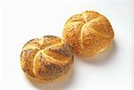 Two Rolls: A Poppy Seed and a Sesame Seed Roll