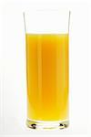 Jus d'orange dans le verre