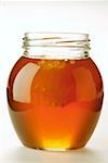 Miel dans un bol en verre