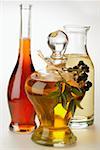 L'huile d'olive, huile d'arachide et l'huile de sésame