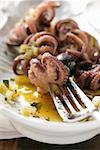 Octopus in olive oil