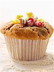 Muffin with candies