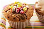 Muffin avec bonbons
