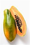 Papaya, halved