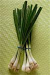 Spring onions, in bunches