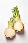 Celeriac, halved