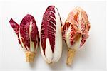 Three different types of radicchio