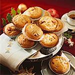 Date and apple muffins for Christmas