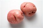Two red potatoes