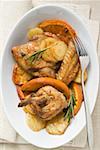 Chicken with oranges and rosemary