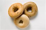 Three different bagels