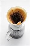 Filterkaffee in Kaffee-Glaskanne