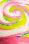 Pastel-coloured lollipop (detail)