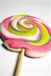 Coloured lollipop (close-up)