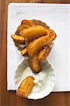 Potato wedges with dip