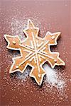 Gingerbread snowflake