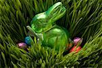 Easter sweets in grass