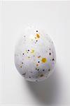 Speckled chocolate egg