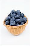 Blueberries in basket