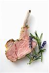 Lamb cutlet with herbs