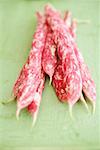 Several borlotti beans