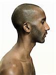 Profile of an african american man