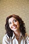 Close-up of a businesswoman smiling