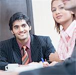 Business executives in a conference room