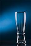 Close-up of an empty beer glass