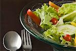 Close-up of a bowl of salad