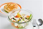 Close-up of a bowl of salad