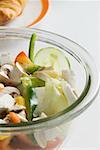 Close-up of raw vegetables in a bowl