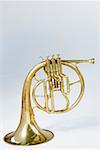 Close-up of a french horn