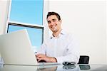 Businessman at Desk