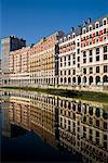 Buildings Overlooking Ria de Bilbao, Bilbao, Basque Country, Spain