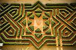 Garden Maze, Alcazar of Segovia, Segovia, Segovia Province, Castilla y Leon, Spain