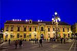 Building and City Square, Seville, Spain