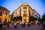 Street and Plaza, Seville, Spain